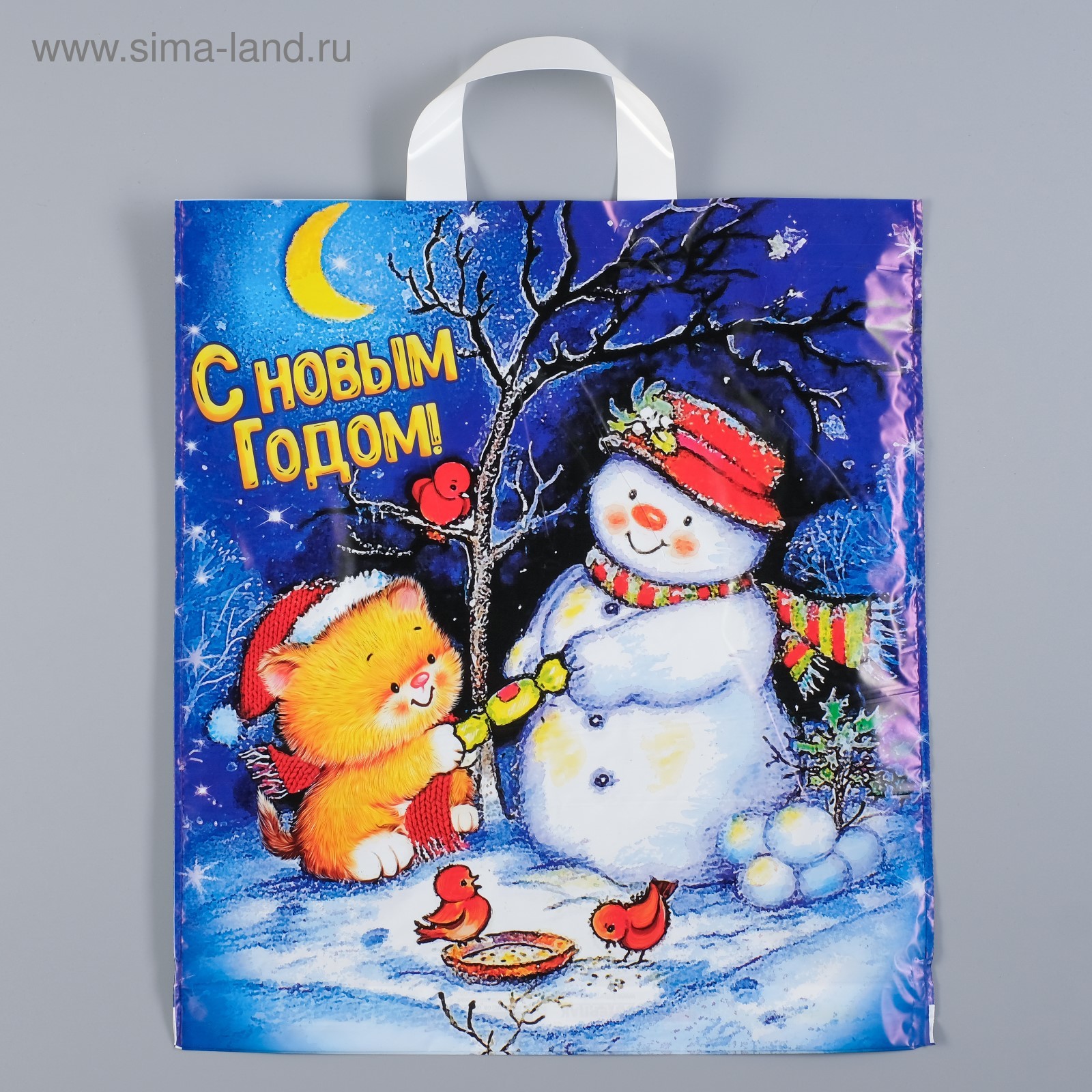 Пакет петлевой Вечерок 38*42 - фото 1