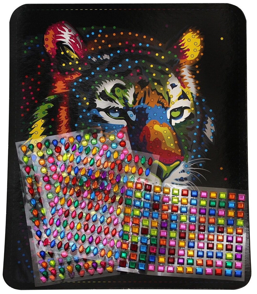 Картина стразами Тигр  Набор №1 - фото 1