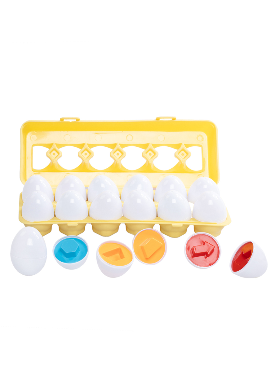 Сортер Головоломка Яйца Фигуры и формы 12шт - миниатюра 3
