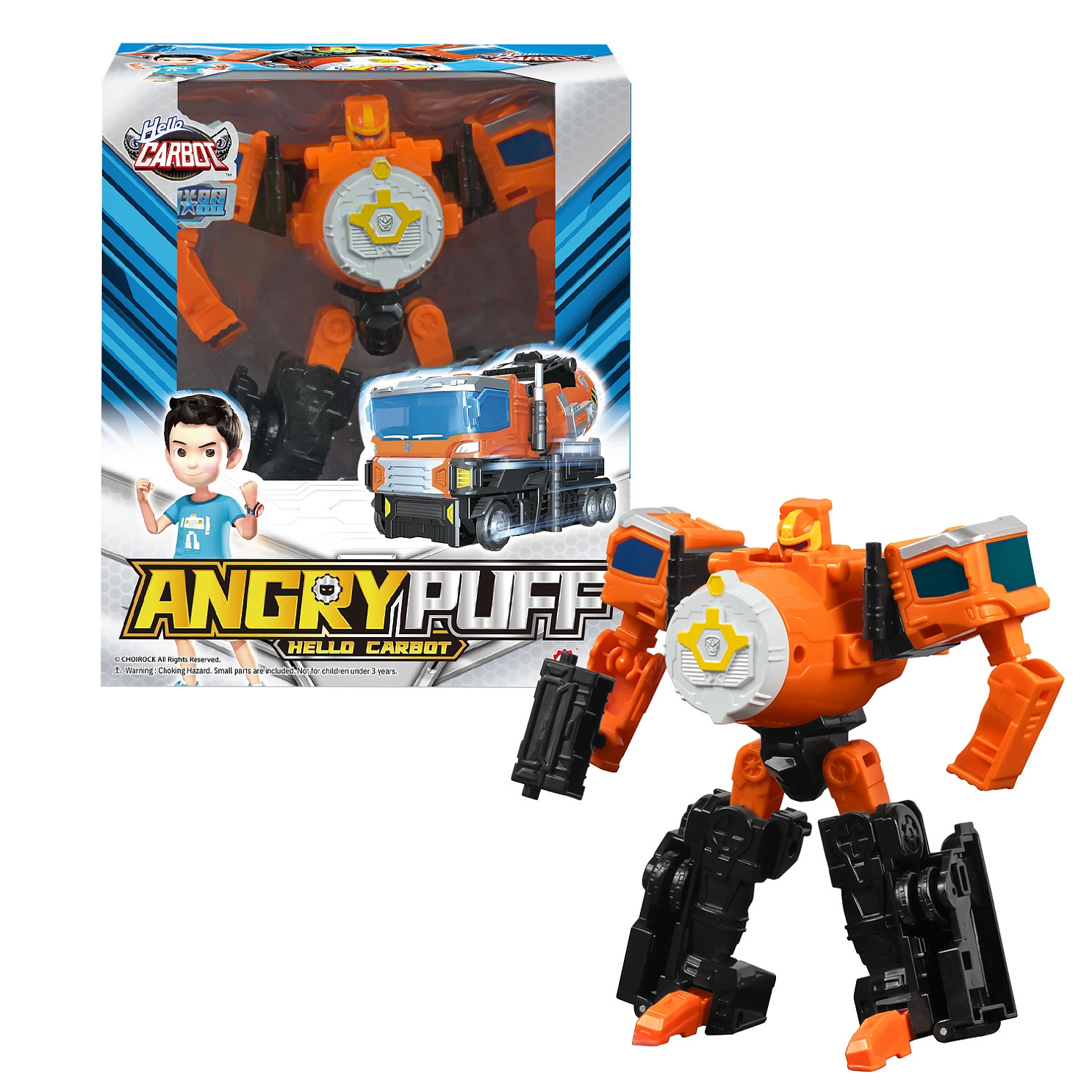 Трансформер Карбот Angry Puff 16см S7 - фото 1