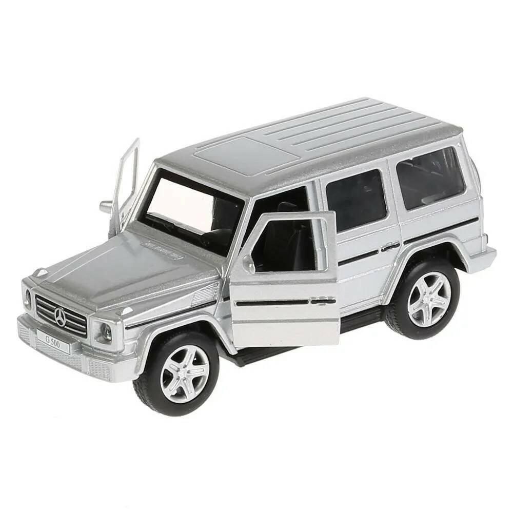 Модель мет. ТЕХНОПАРК Mersedes Benz сереб. - миниатюра 3