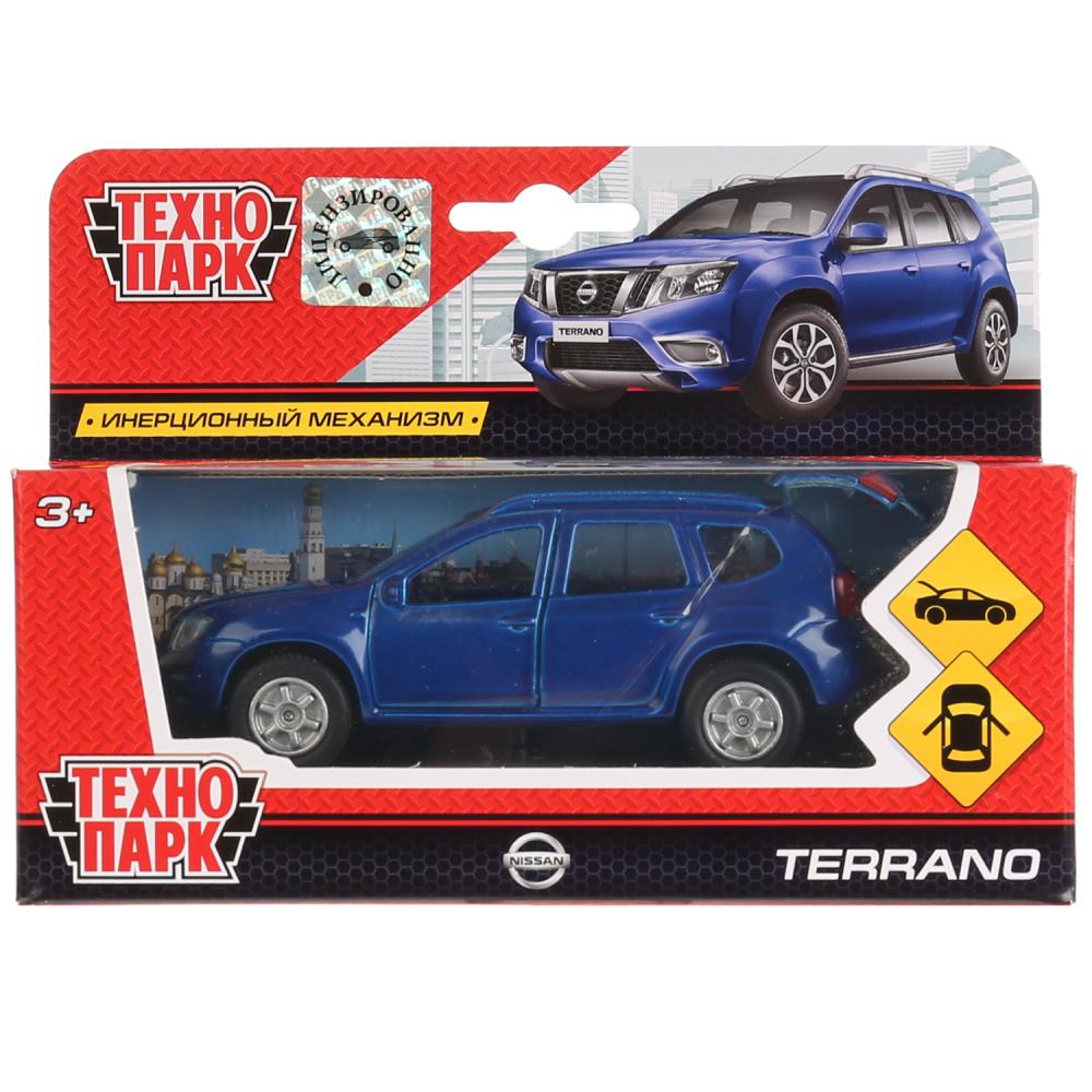 Машина металлическая ТЕХНОПАРК NISSAN TERRANO син. - миниатюра 2