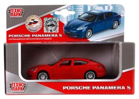 Модель мет. ТЕХНОПАРК Porsche Panamera S - миниатюра 2