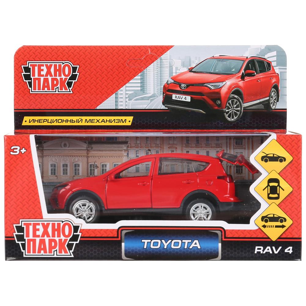 Машина металлическая ТЕХНОПАРК TOYOTA RAV4 красн. - миниатюра 2