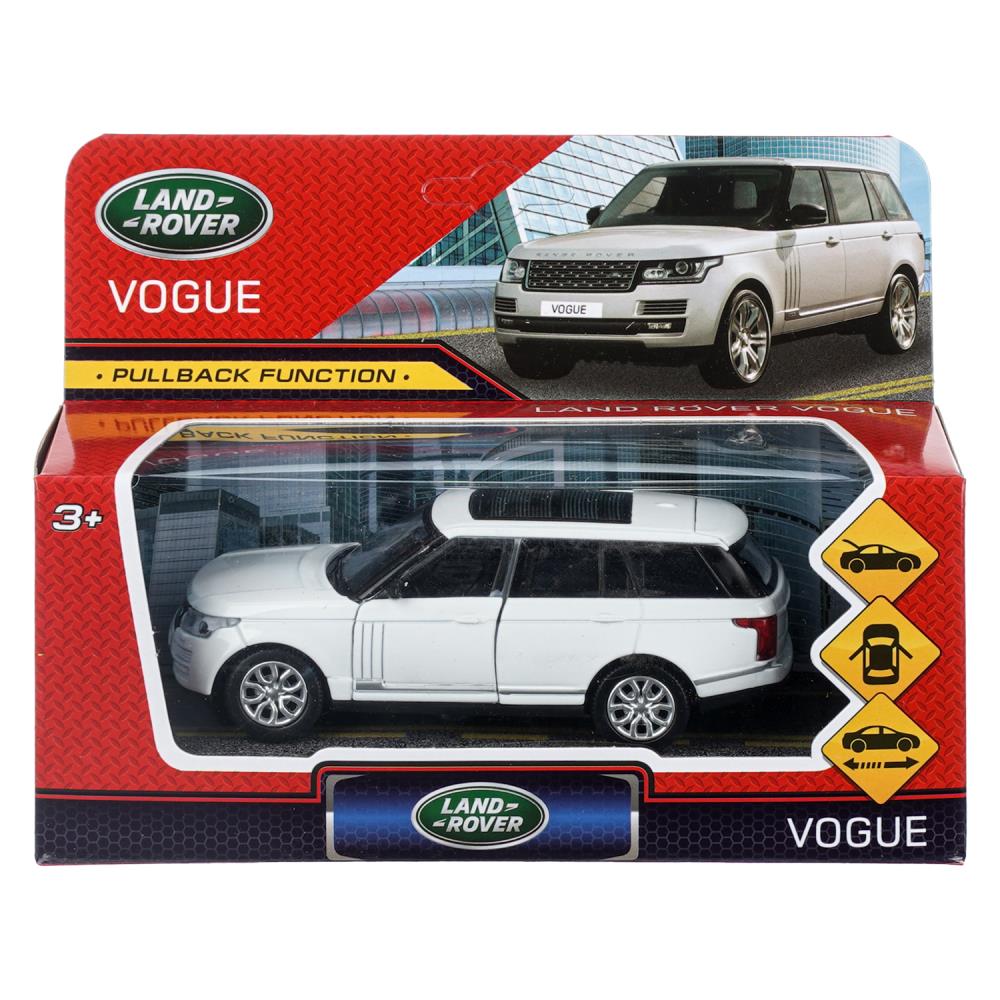 Машина металлическая ТЕХНОПАРК RANGE ROVER VOGUE бел. - миниатюра 5