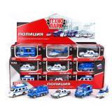  Модель мет. ТЕХНОПАРК Полиция 1:72 в асс. (36) - фото 1