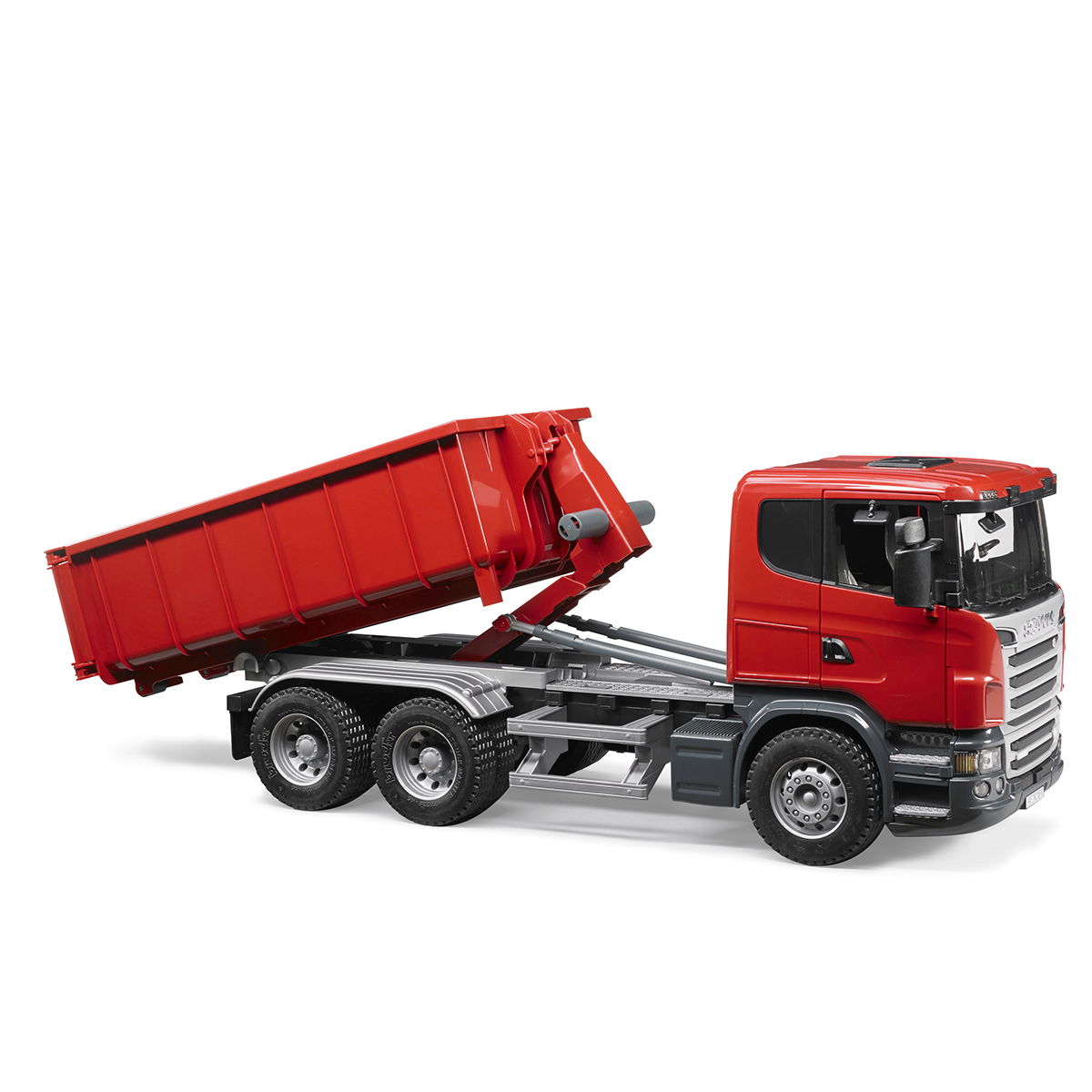  Самосвал-контейнеровоз Scania Bruder - фото 1