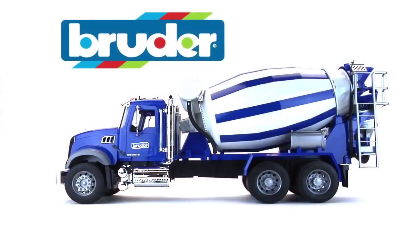 Бетономешалка N MACK Granite Truck Bruder - фото 1