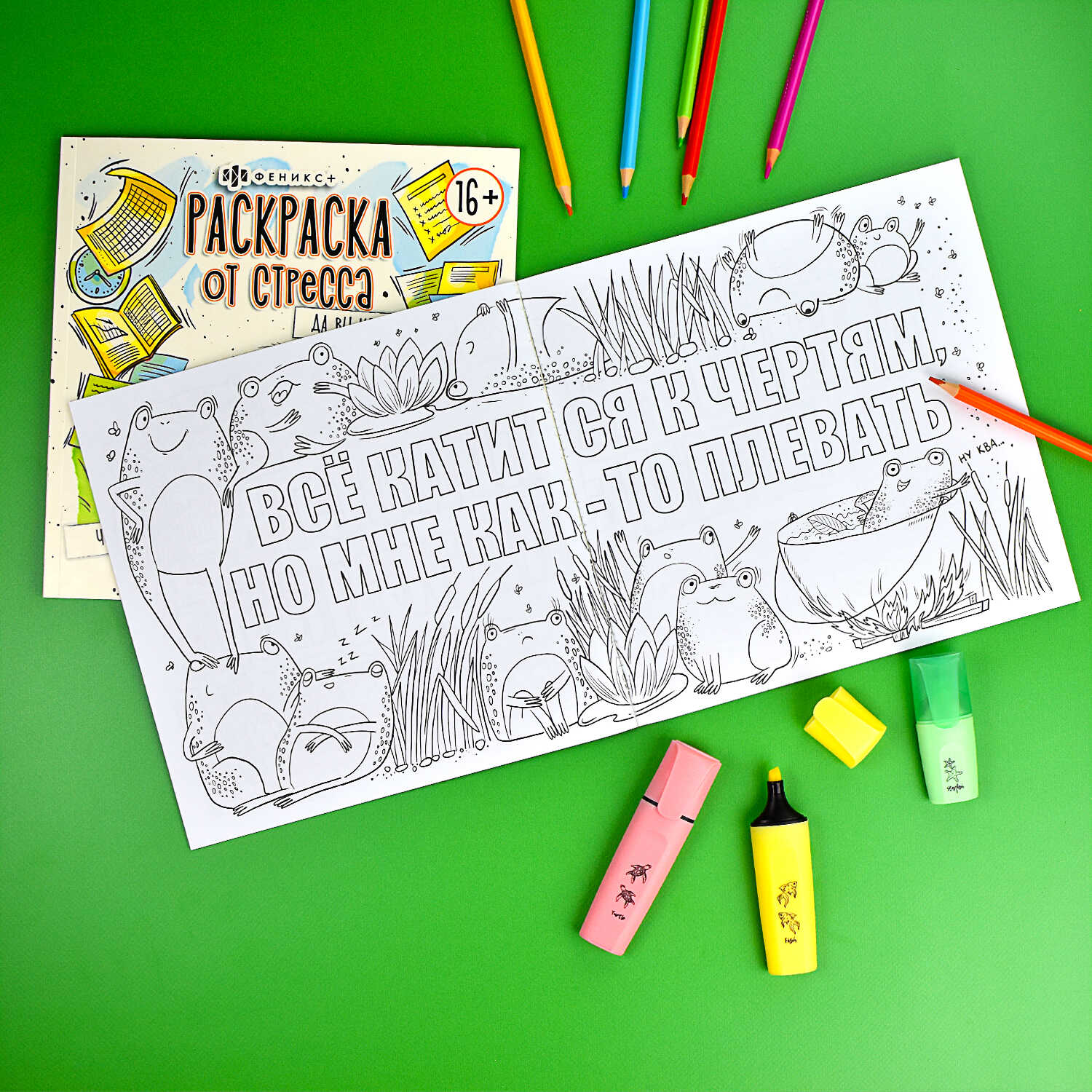 Раскраска для скетч - маркеров 160г/м2 200*140 мм Ботаника Феникс - миниатюра 4