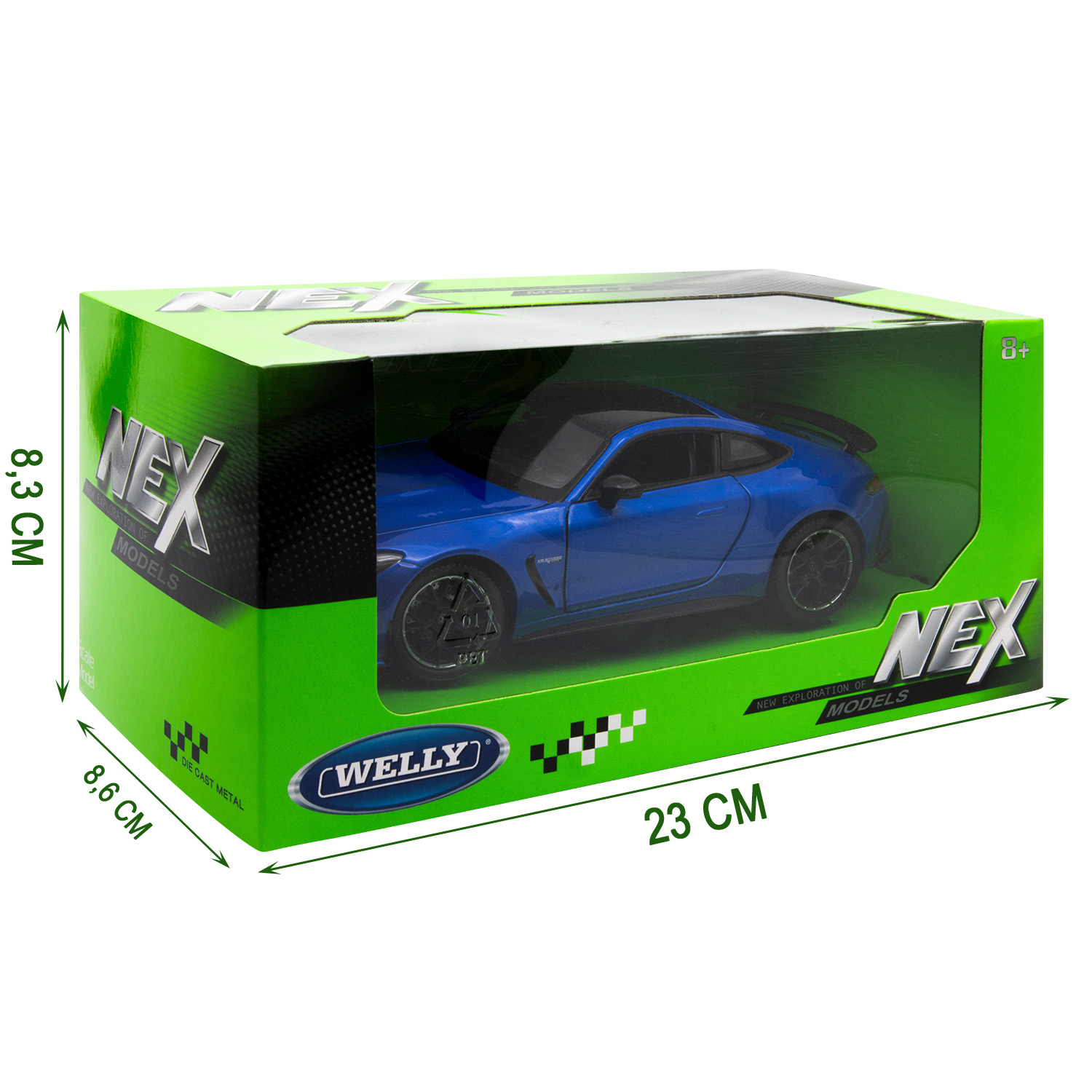 Машина металличесая Welly 1:24 Форд Мустанг 2024 ГТ, фото 2