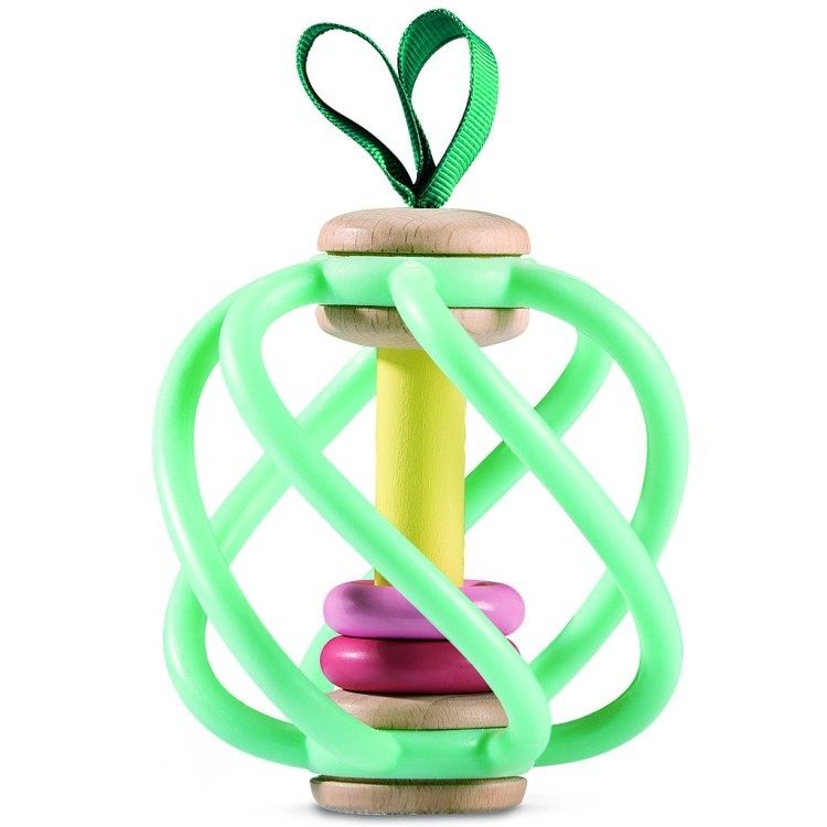 Погремушка - прорезыватель Яблоко Hape - миниатюра 3