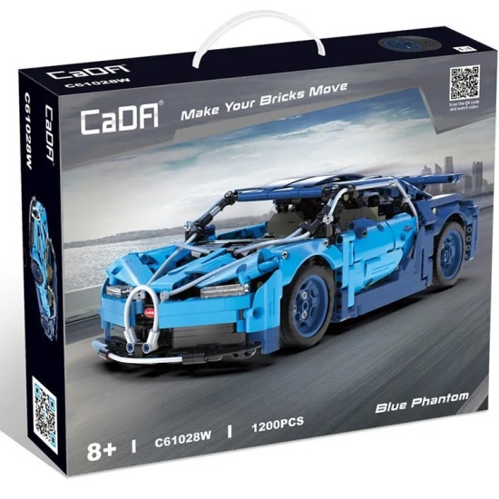 Конструктор CADA Гоночный автомобиль 1196 дет. - фото 1