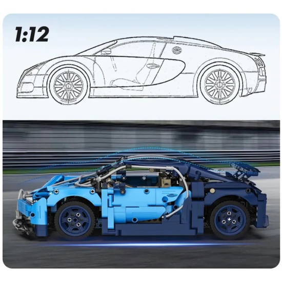 Конструктор CADA Гоночный автомобиль 1196 дет. - миниатюра 4