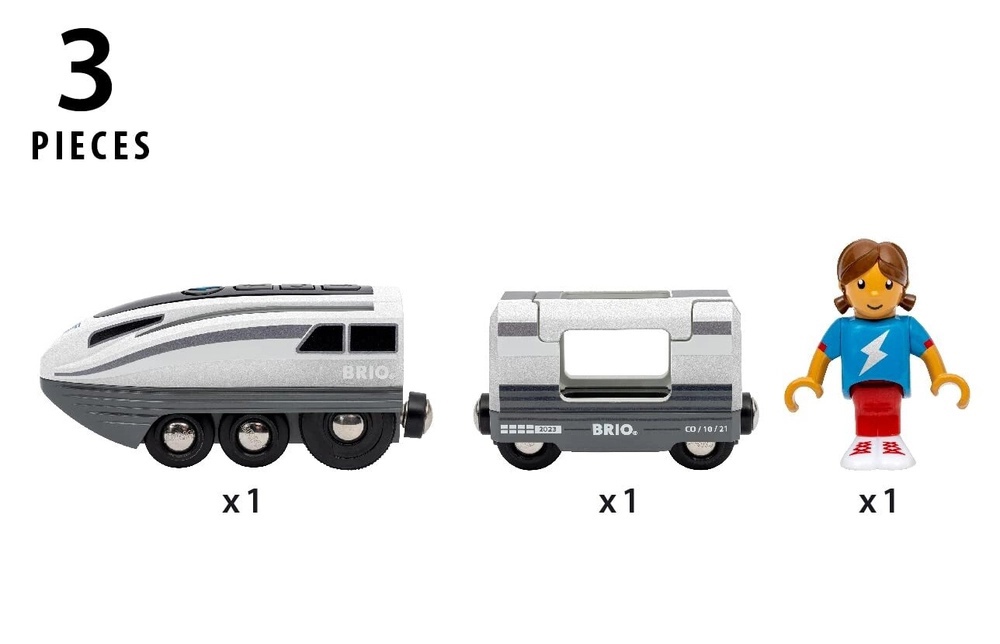 Поезд турбо на бат. BRIO - миниатюра 2