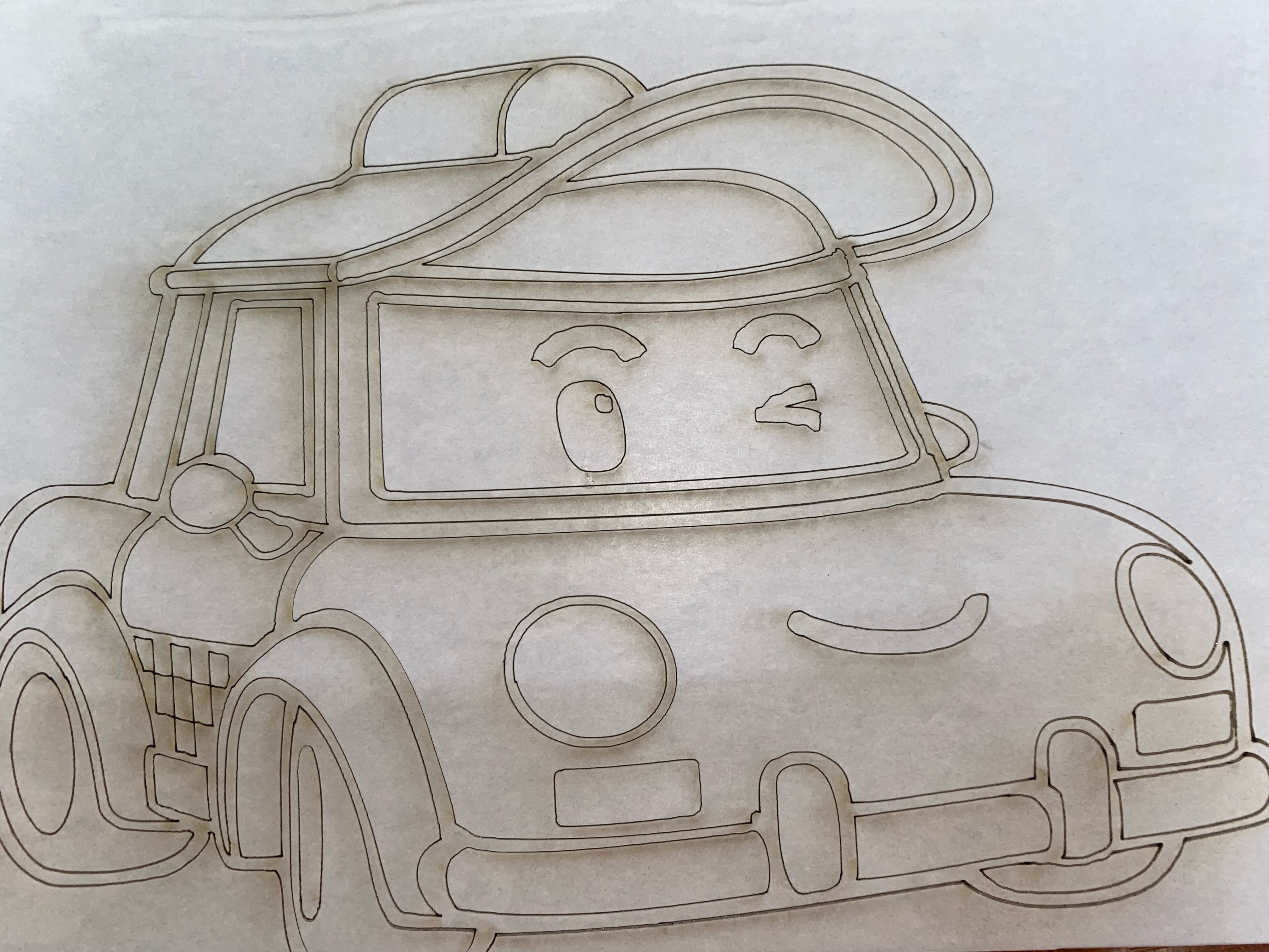 Трафарет Тачка А5 - фото 1