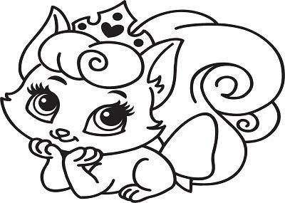 Трафарет Кошка №6 А5 - фото 1