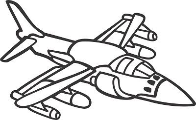 Трафарет Истребитель А5 - фото 1