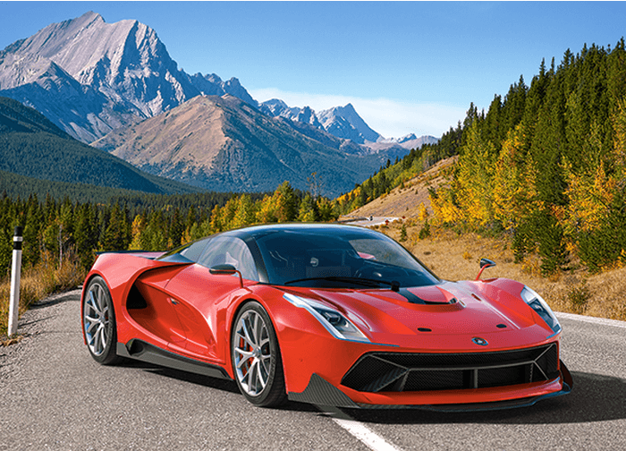 Пазл 260 Спорткар в горах - миниатюра 4