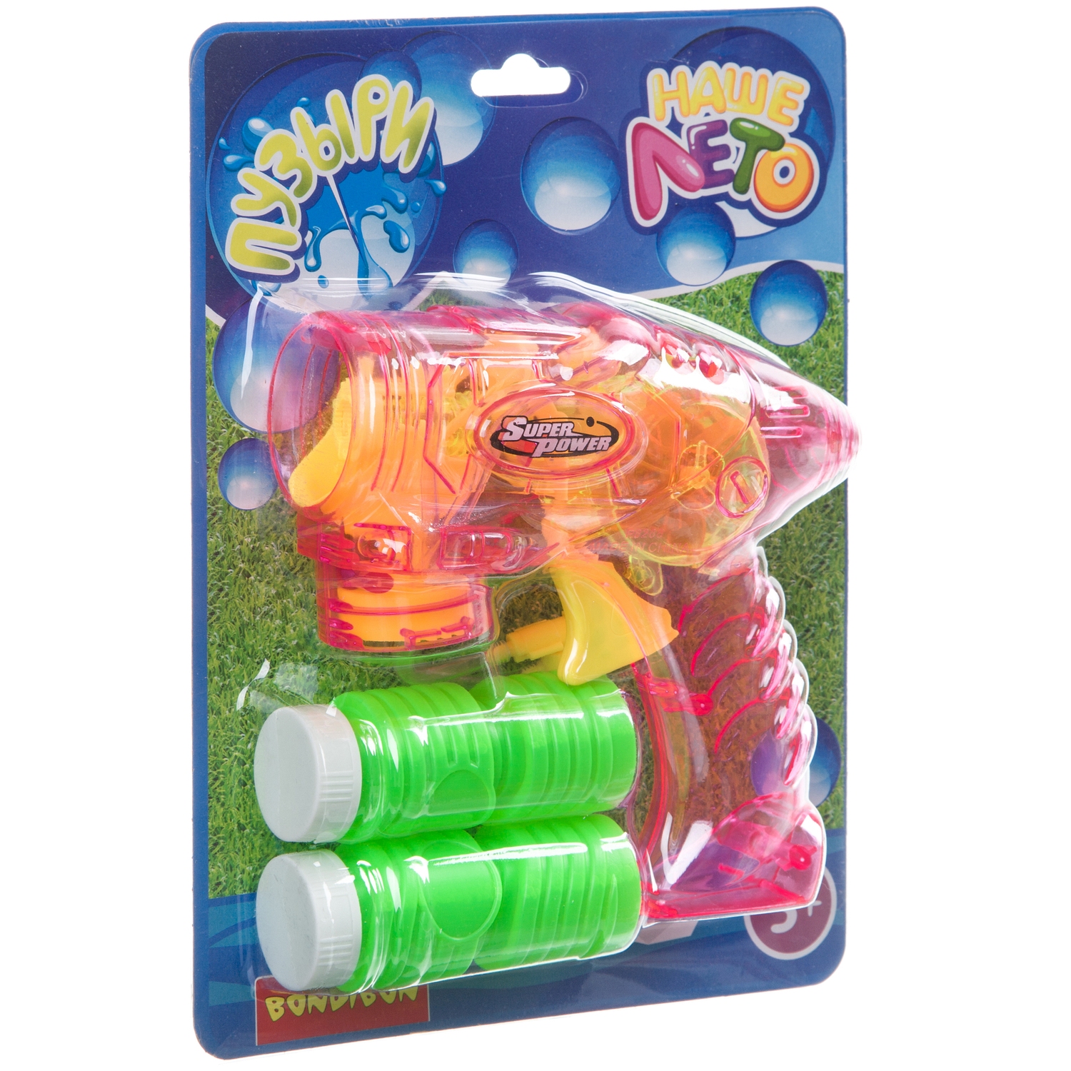 Пистолет с мыльными пузырями Наше лето - фото 1