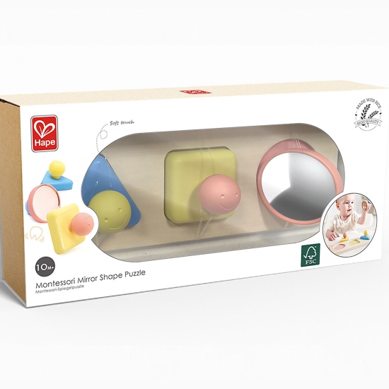 Сортер Монтессори Цвета и формы Hape - миниатюра 3