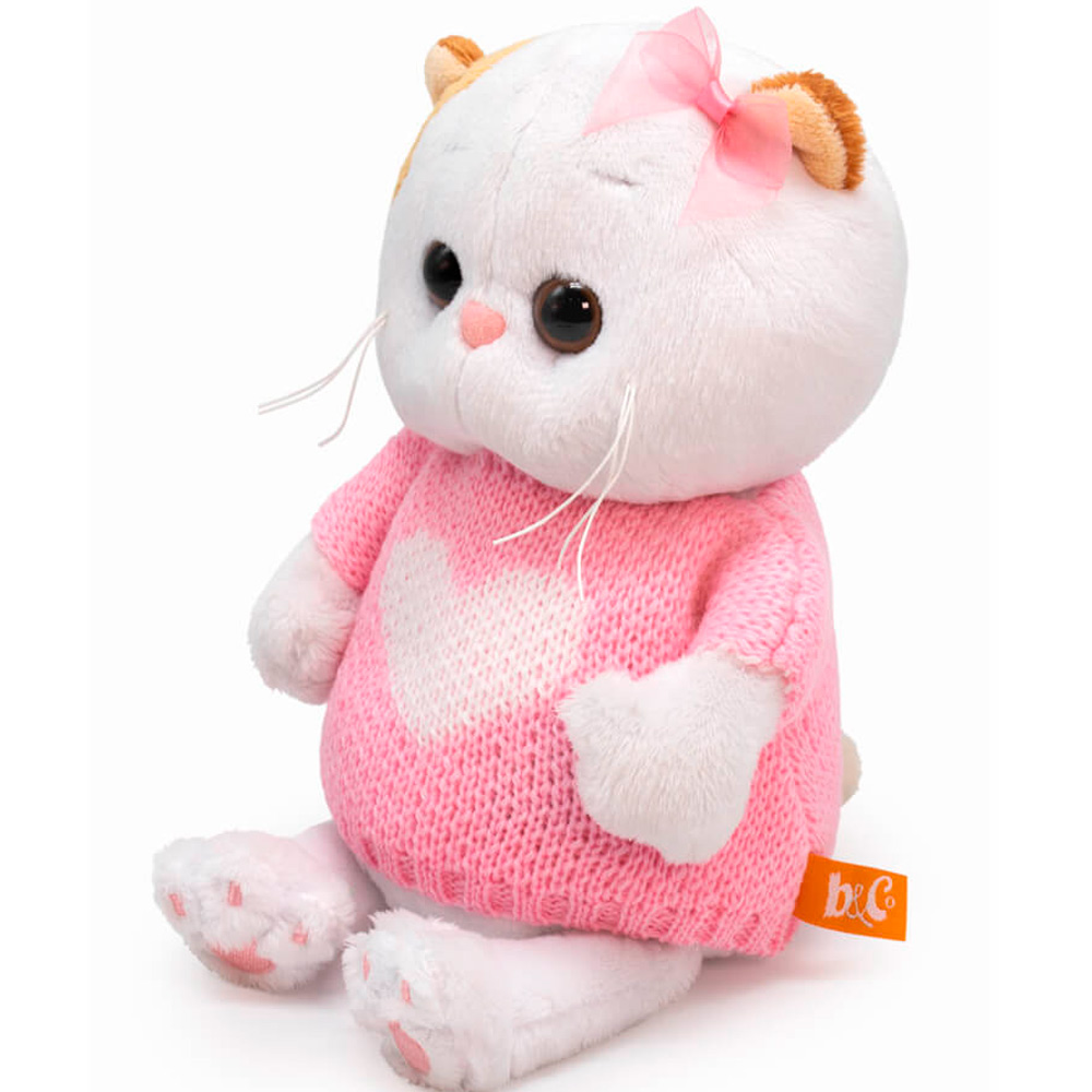 Мягкая игрушка Ли-Ли BABY в свитере с сердцем - миниатюра 3