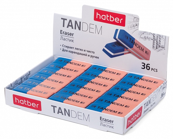 Ластик Tandem Bright Hatber (36) - фото 1