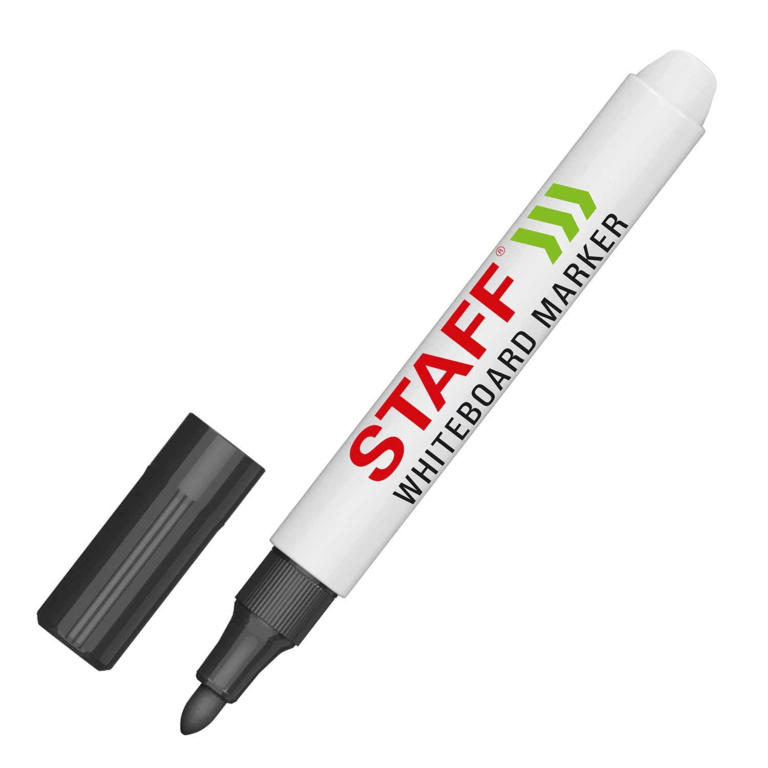 Маркер перманентный черн. 3мм (12) STAFF - фото 1