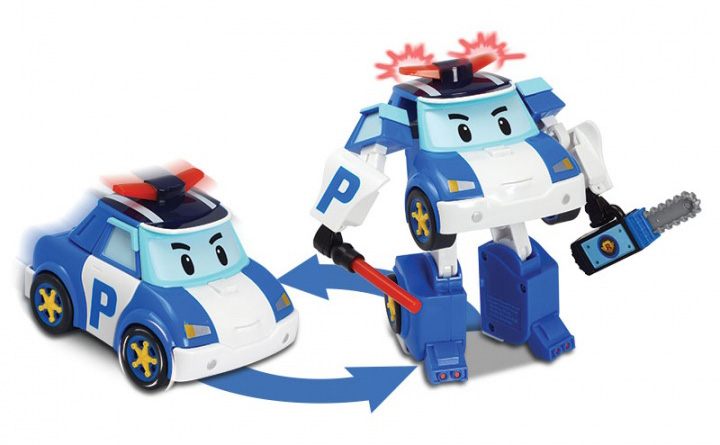 Трансформер Поли + инструменты 12,5см Робокар Поли - миниатюра 2