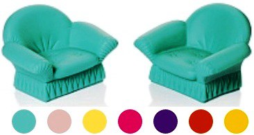 Мебель для кукол Кресла мягкие в асс. - миниатюра 2
