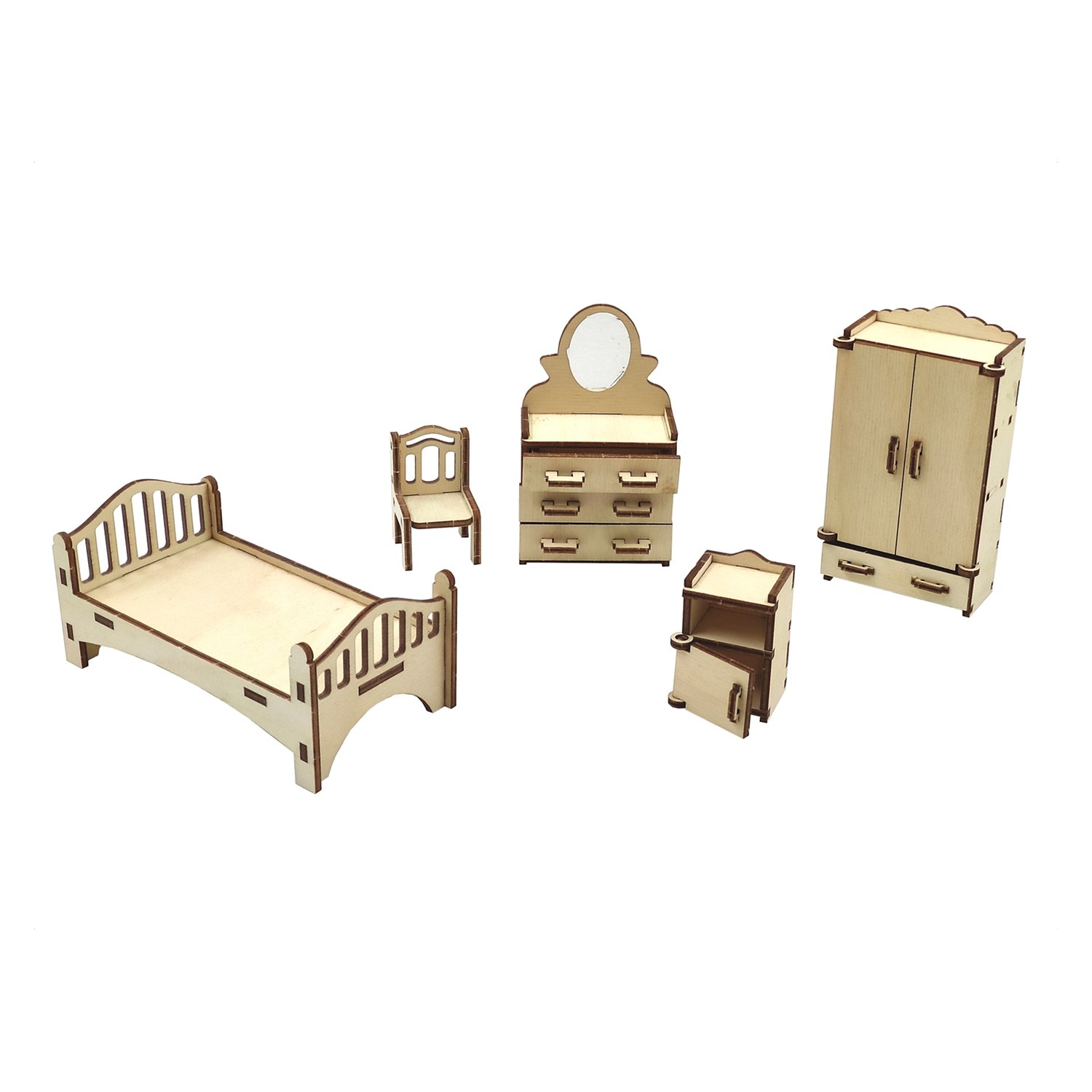 Мебель д/кукол Спальня - фото 1