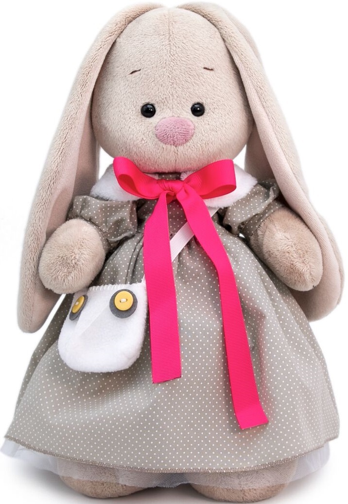  Зайка Ми мал. в платье с сумкой-сова - фото 1