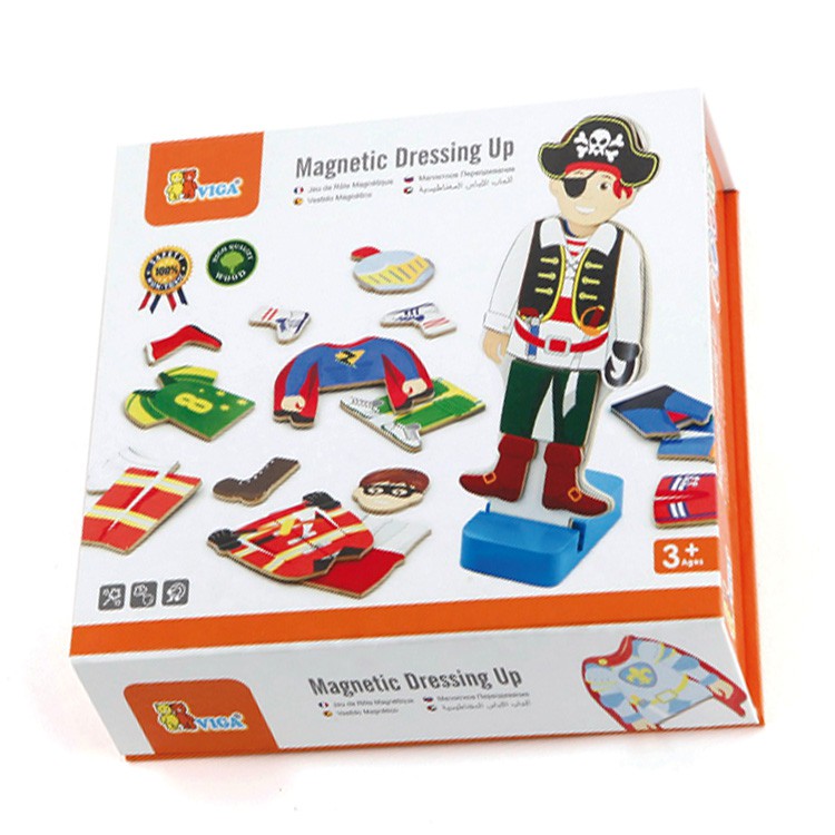 Настольная игра магнитная Одень мальчика VIGA