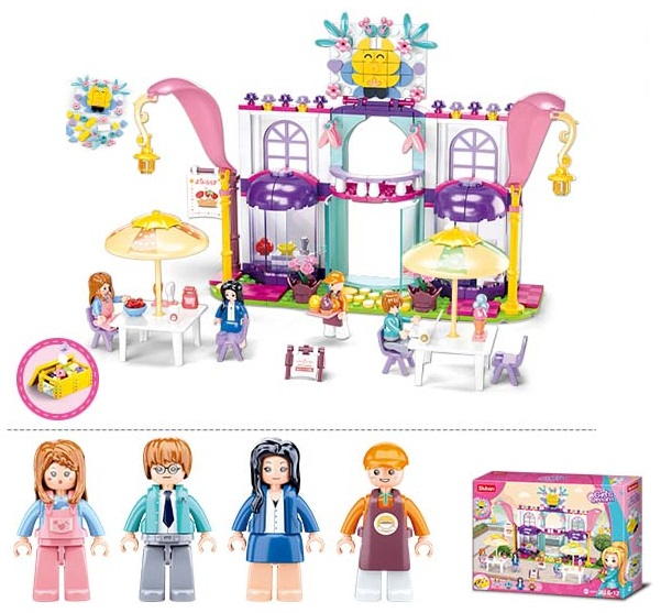 Конструктор СЛУБАН Кафе 361 дет. М38-В0972 - фото 1