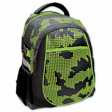 Рюкзак школьный Фактура сер. - фото 1