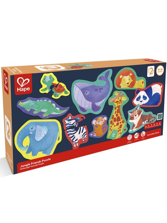 Пазл Животные Саванны Hape - миниатюра 2