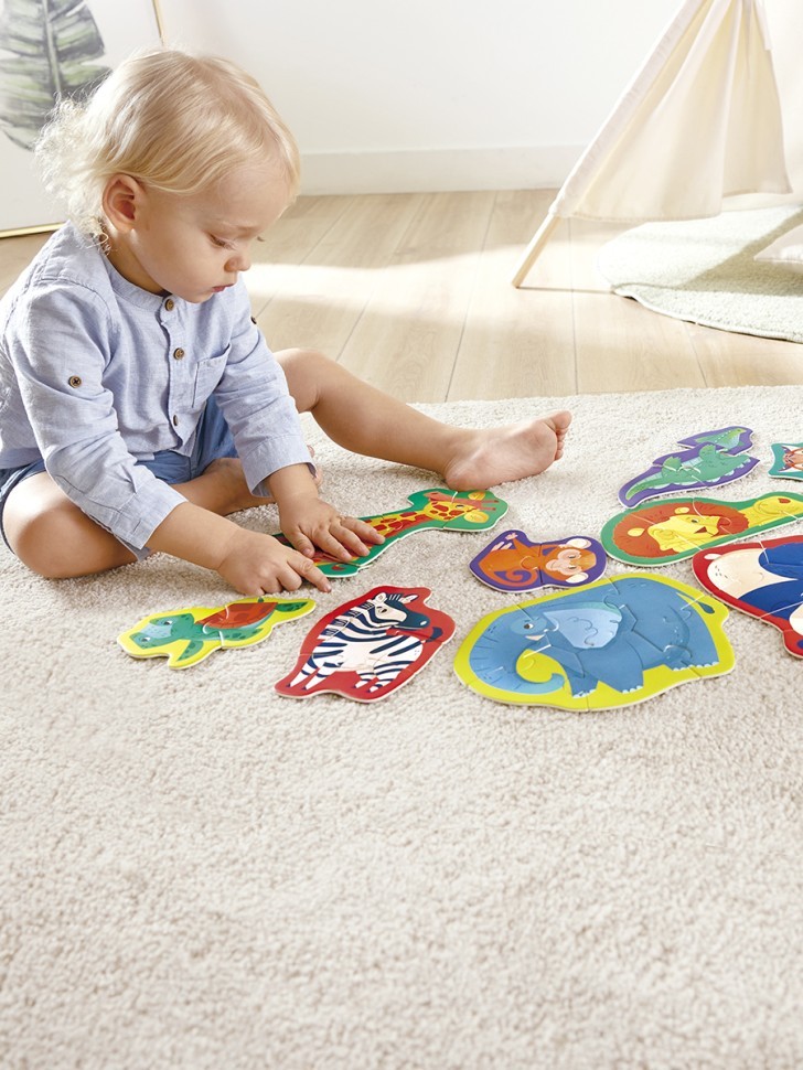 Пазл Животные Саванны Hape - фото 1