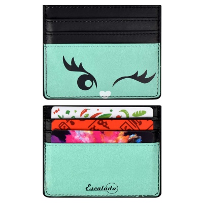 Чехол для пластиковых карт Сариф черный/бирюзовый - фото 1