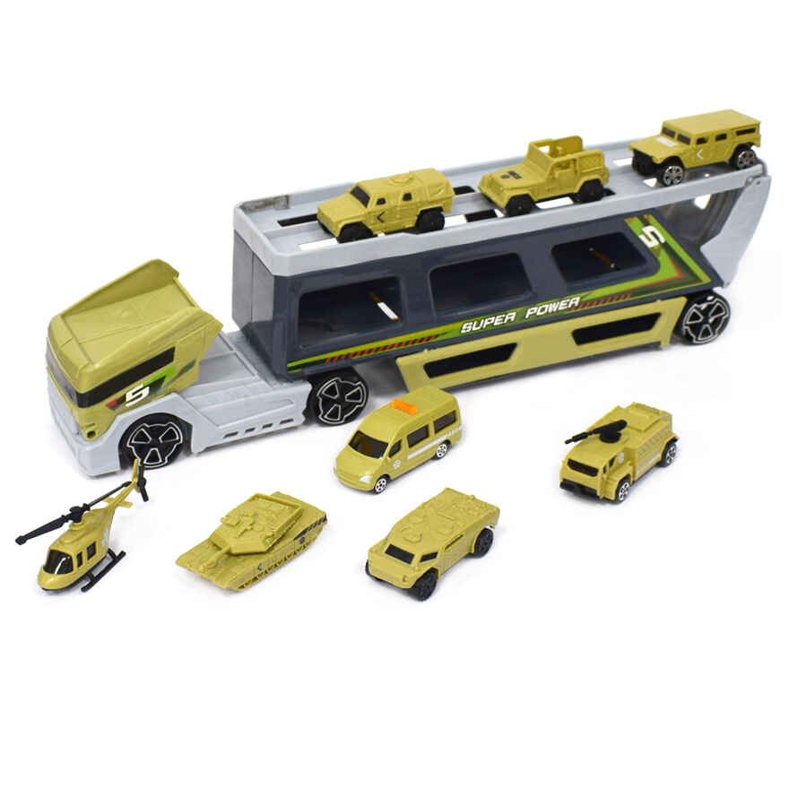 Трейлер с транспортом - фото 1