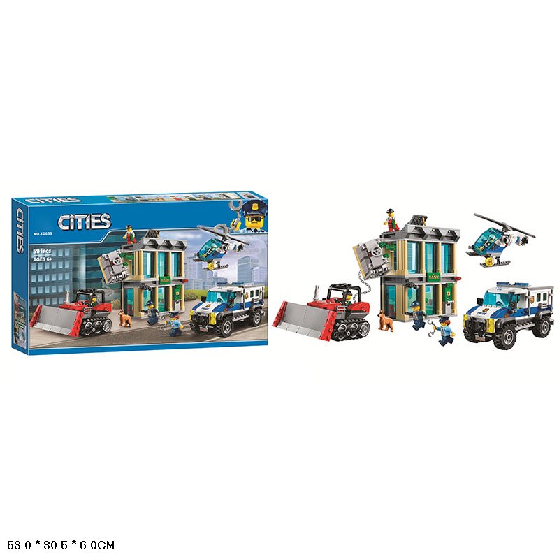 Конструктор Ограбление на бульдозере 591дет. - фото 1