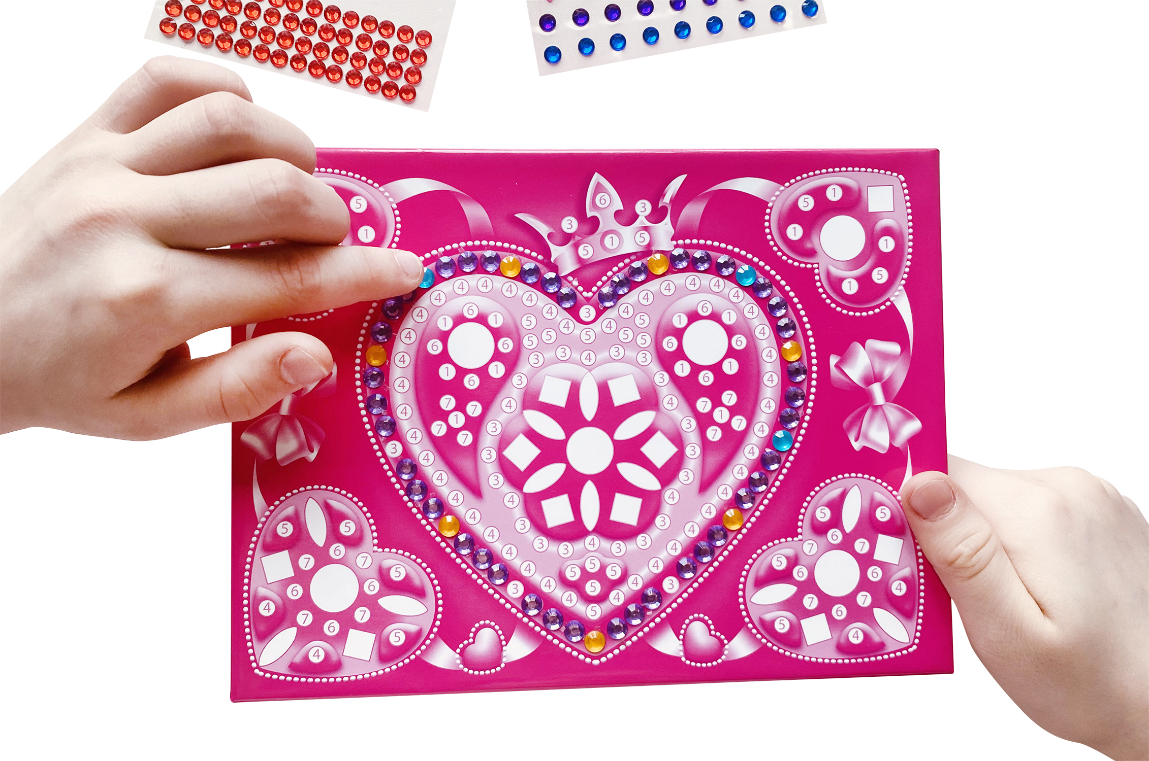 Шкатулка со стразами Сердечко 254 эл. ДК - миниатюра 6