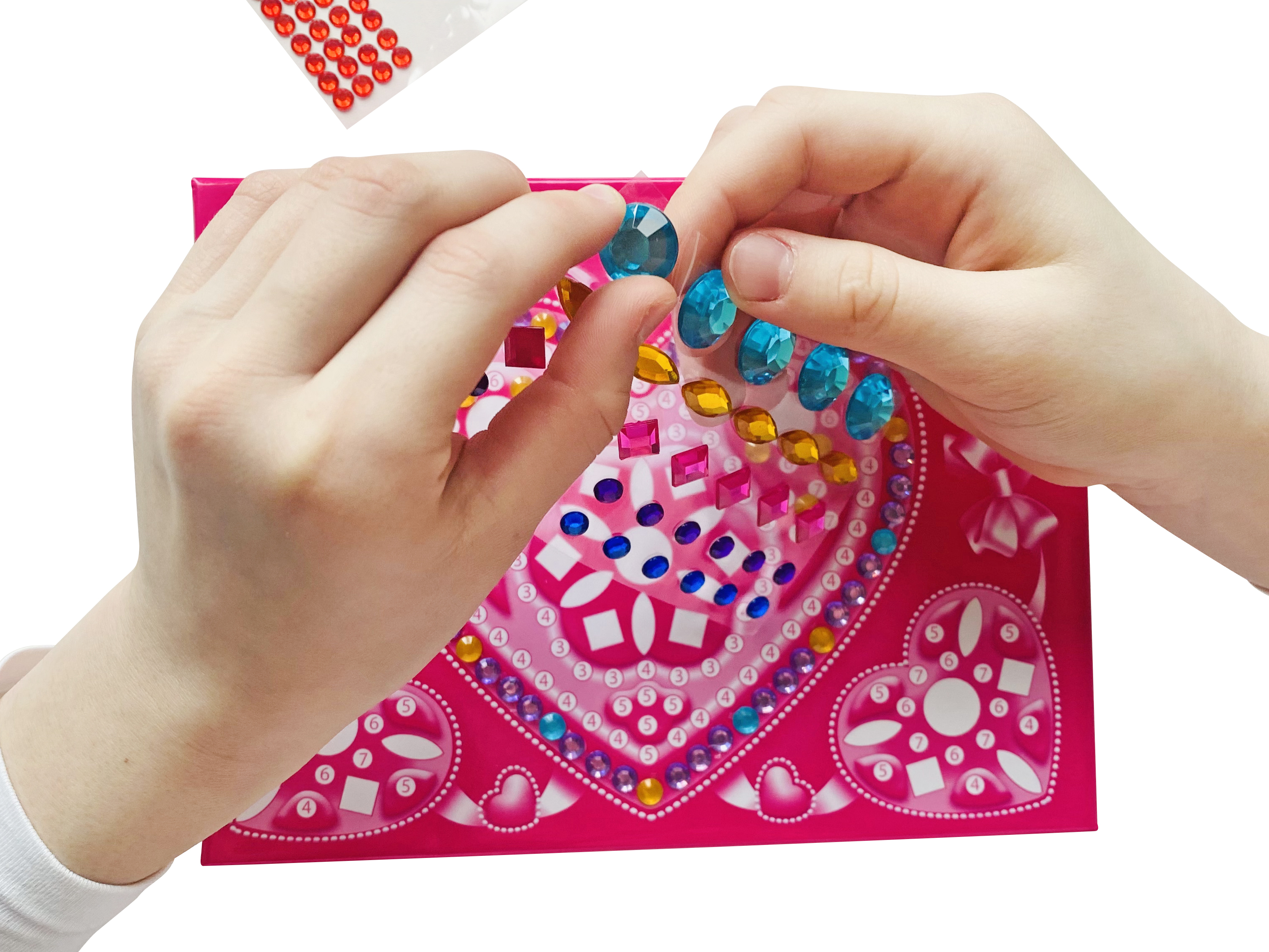 Шкатулка со стразами Сердечко 254 эл. ДК - фото 1