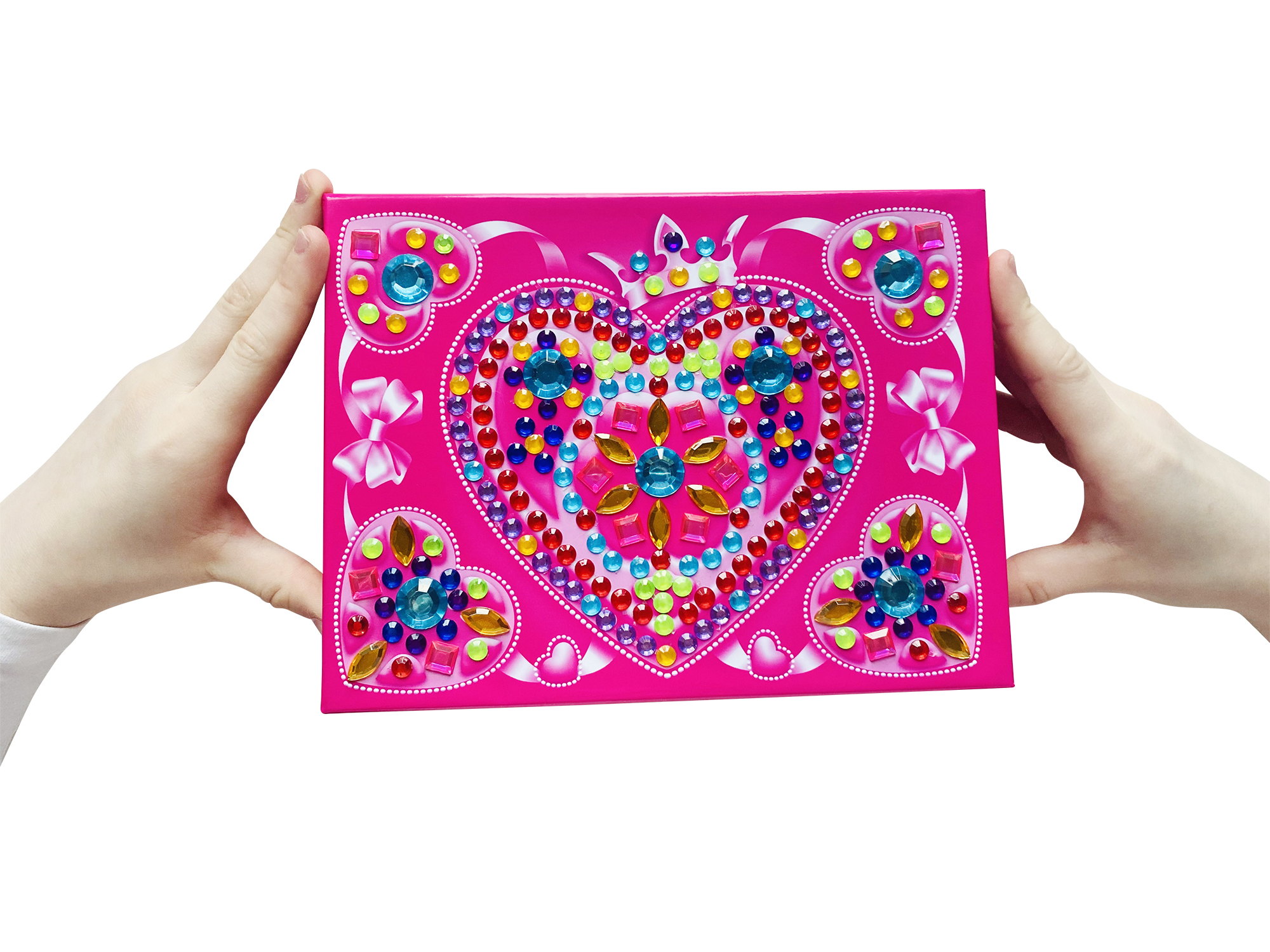 Шкатулка со стразами Сердечко 254 эл. ДК - миниатюра 4