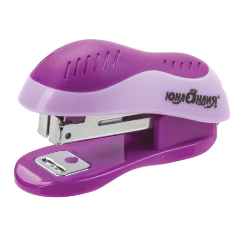 Степлер №10 до 15л. фиол. - фото 1