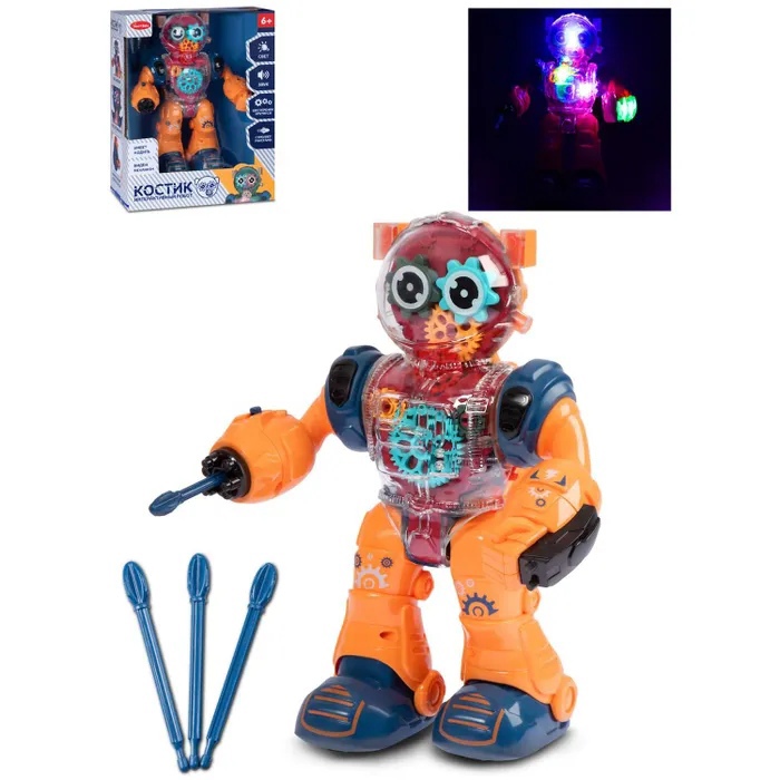 Робот Костик на бат. свет, звук - фото 1