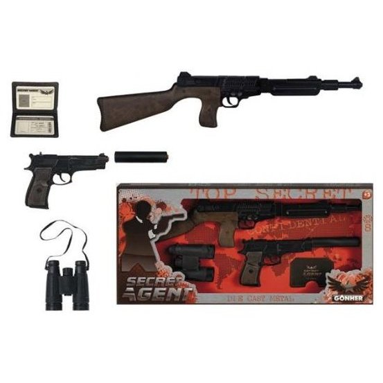 Н-р Секретный агент (штурм.винт, пистолет, бинокль, удост.) - фото 1