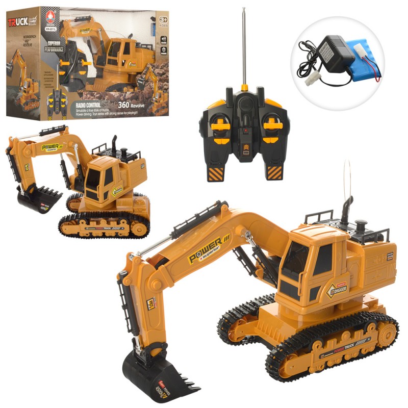 Машина радиоуправляемая Экскаватор на гусеницах - фото 1