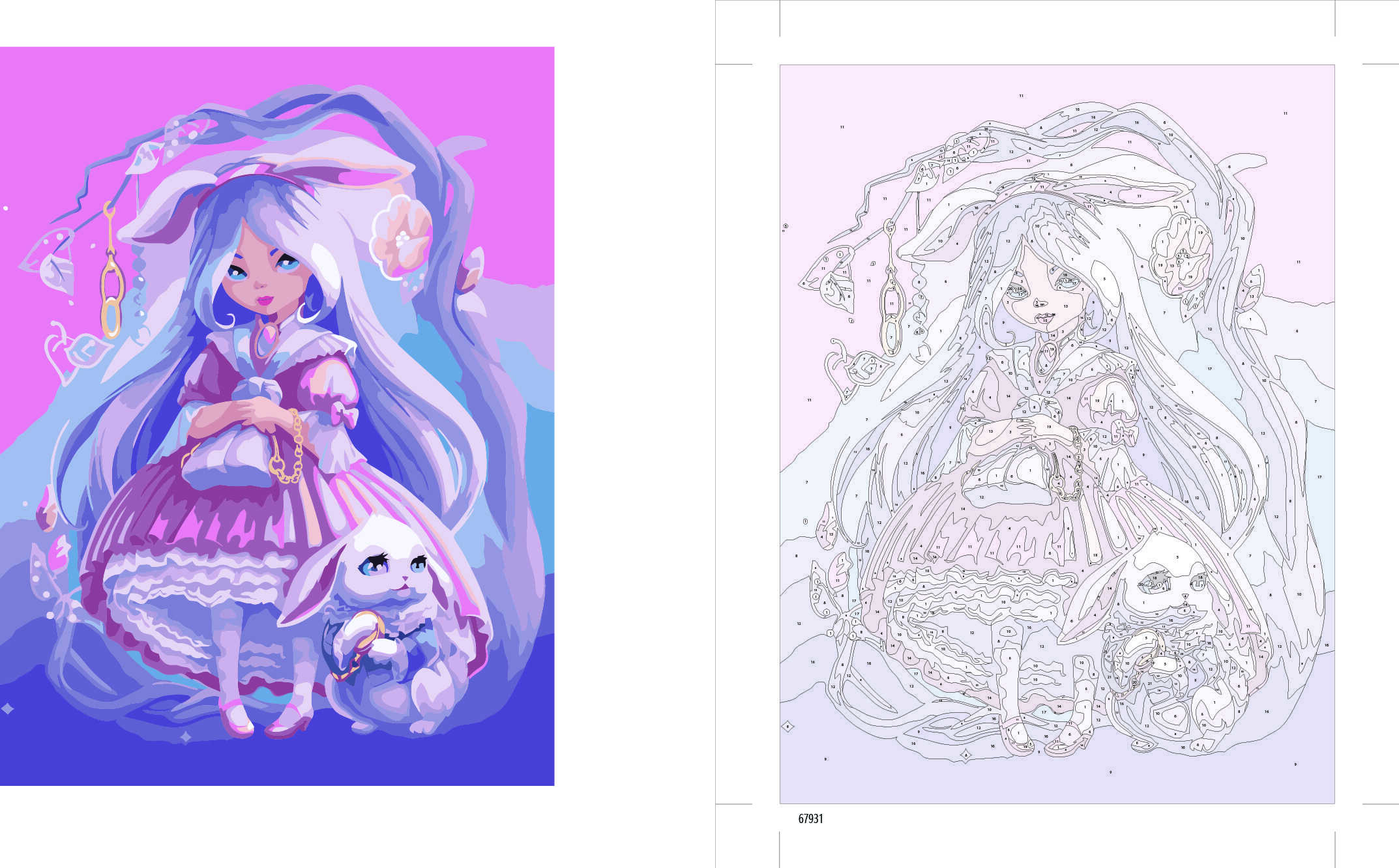 Картина по номерам 30*40 Алиса Феникс - фото 1