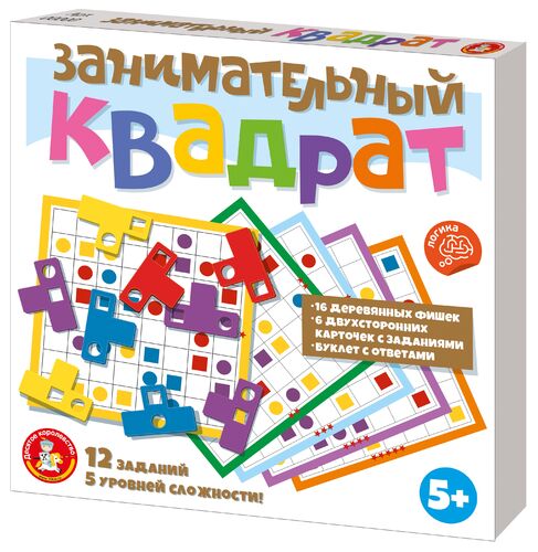 Настольная игра Занимательный квадрат ДК - фото 1