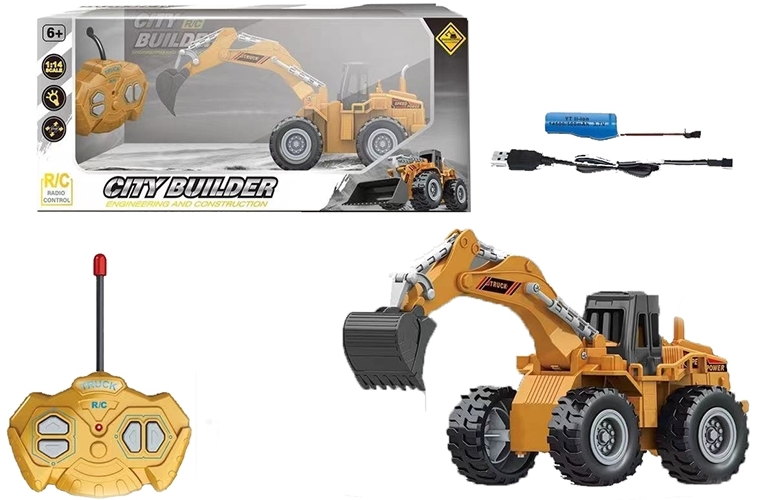 Машина радиоуправляемая Бульдозер - Экскаватор з/у - фото 1