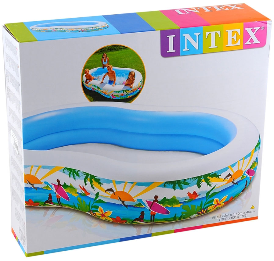 Бассейн 262*160*46 Парадис - фото 1